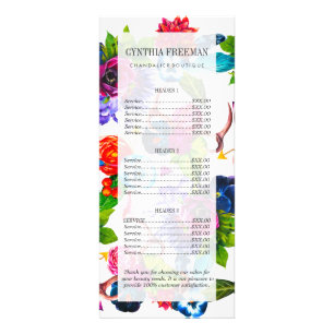 Den bohemiska vattenfärgen blommar hjorthorn på reklamkort