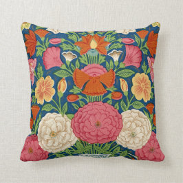 Den Boho vintageblommigten kudder Kudde