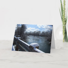 Den Boise floden överbryggar kortet Helgkort