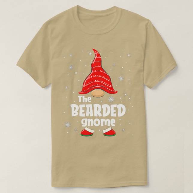 Den böjda Gnome-matchningsfamiljen 3 T Shirt (Design framsida)