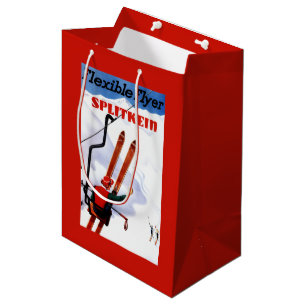 Den böjliga reklambladet träSplitkein skidar Promo