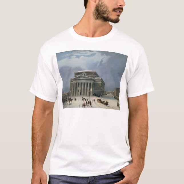Den Bolshoi theatren i Moscow T-shirt (Framsida)