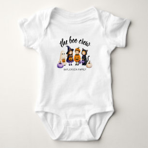 Den Boo Crew Halloween Familj Personlig T Shirt