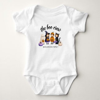 Den Boo Crew Halloween Familj Personlig T Shirt