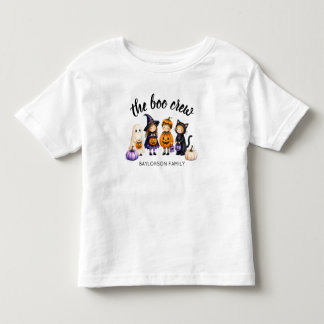 Den Boo Crew Halloween Familj Personlig T Shirt