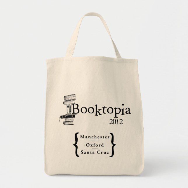 Den Booktopia 2012 totot hänger lös Tygkasse (Framsidan)