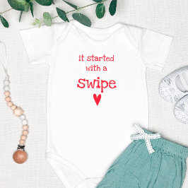 Den började med en Swipe-citat - Lungt Kärlek-cita T Shirt