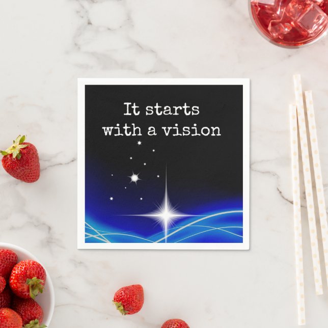 Den börjar med en vision pappersservett (Insitu)