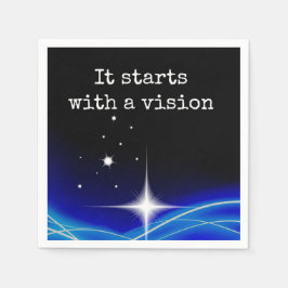 Den börjar med en vision pappersservett