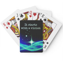 Den börjar med ett visuellt spelkort