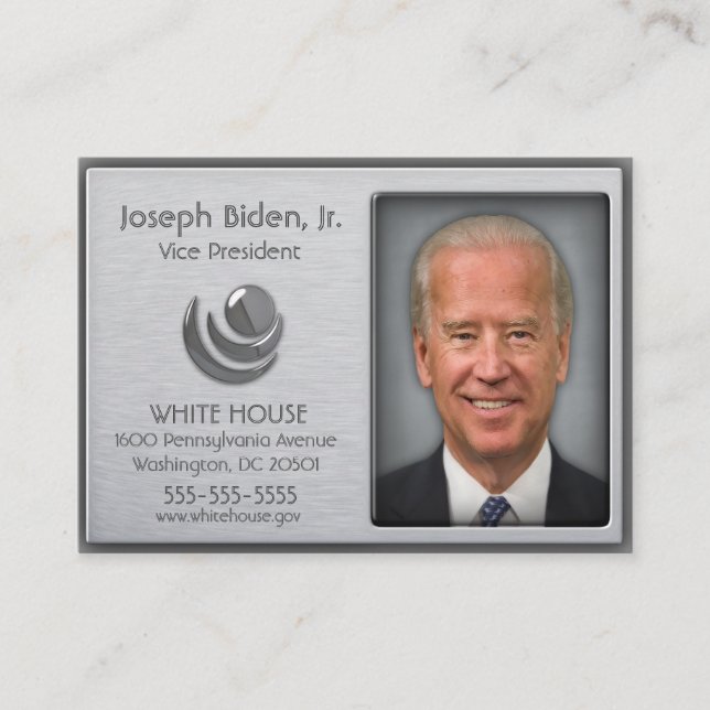 Den borstade Aluminum anpassningsbar profilerar Visitkort (Framsida)