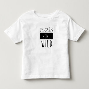 Den borta vilden för krullning lurar tshirten tröja