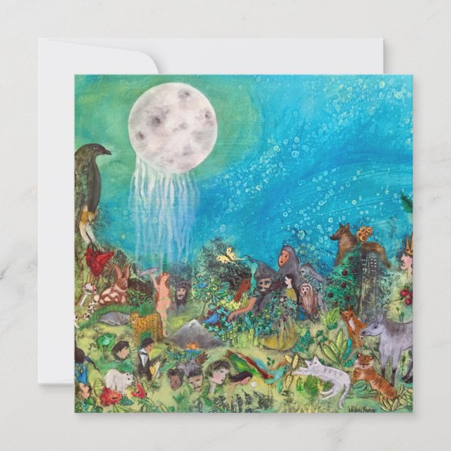 Den bortglömda begynnande originalkonsten kort (Framsida)