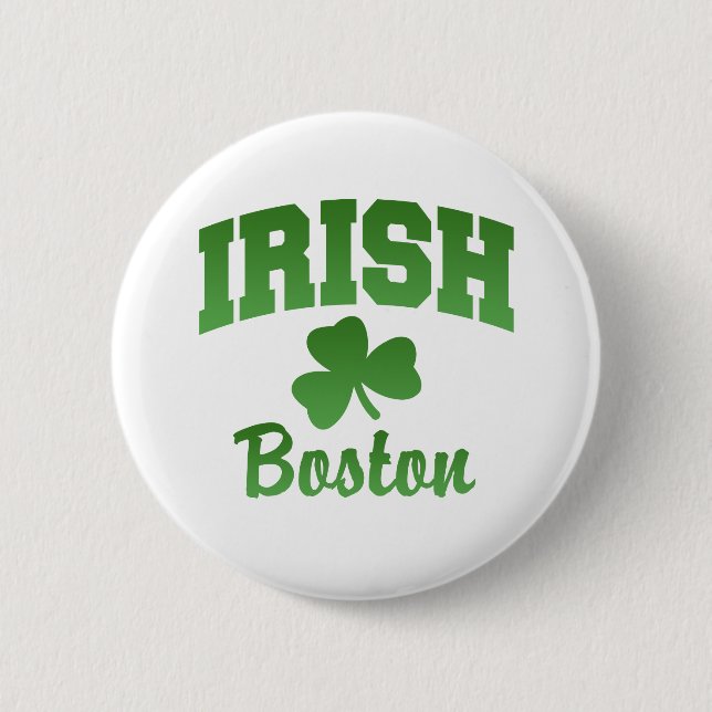 Den Boston irländare knäppas Knapp (Framsida)