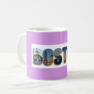 Den Boston Massachusetts staden reser foto Kaffemugg