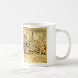 Den Boston massakern av Paul vördar Kaffemugg