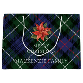 Den botaniska Blommigten Rustic jul Tartan