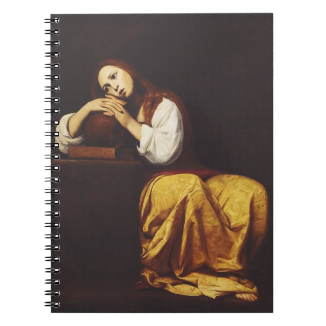 Den botfärdiga Maria Magdalena av Giacomo Galli Anteckningsbok (Framsidan)