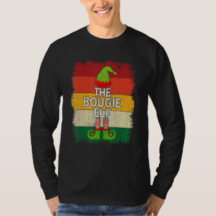 Den Bougie Tomte Matchande Grupp Julfest Pyjamas T Shirt