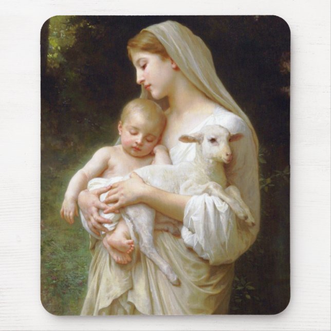 Den Bouguereau oskuldmusen vadderar Musmatta (Framsidan)