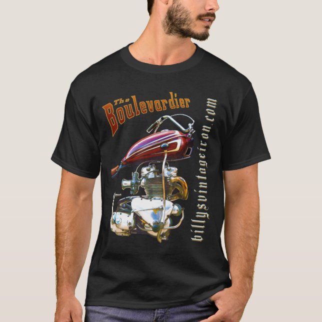 Den Boulevardier manar T-shirt (Framsida)