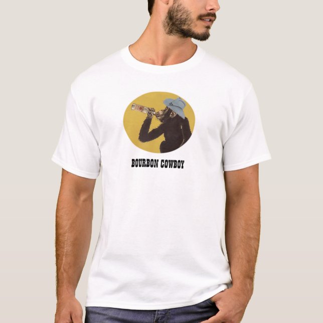 DEN BOURBON COWBOYEN TEE SHIRT (Framsida)