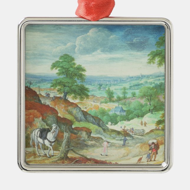 Den bra barnsamariten 2 julgransprydnad metall (Framsidan)