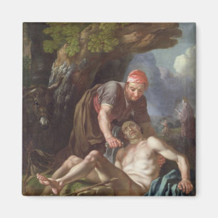 Den bra barnsamariten, c.1751-52 (olja på kanfas) magnet