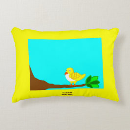 Den bra brytningen för morgongultfågeln kudder prydnadskudde