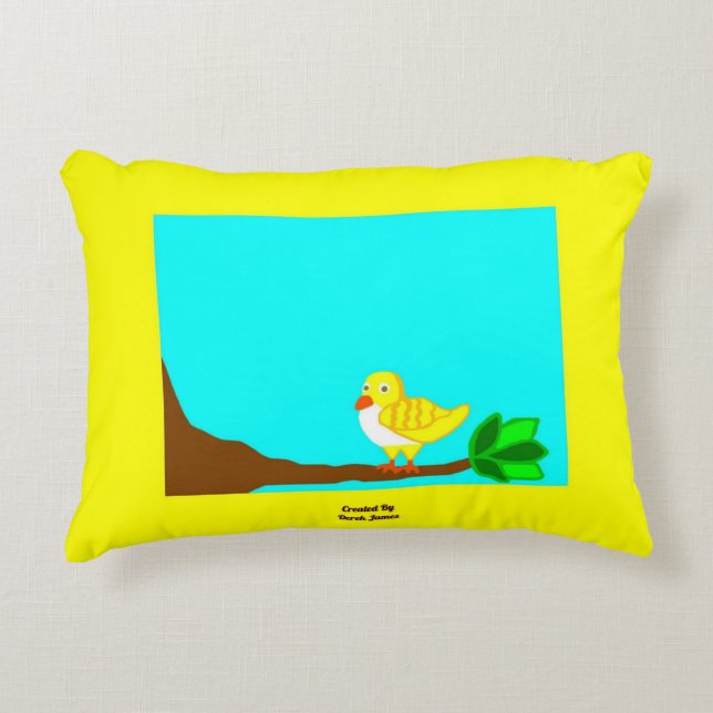 Den bra brytningen för morgongultfågeln kudder prydnadskudde (Framsidan)