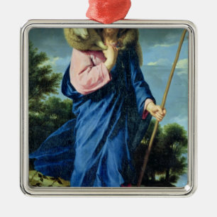 Den bra herden, c.1650-60 julgransprydnad metall