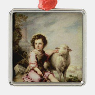 Den bra herden, c.1650 julgransprydnad metall