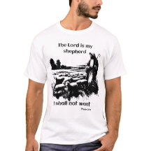 Den bra herden som tittar på hans flock.