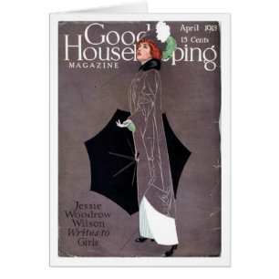 Den bra hushållningen April 1913 Coles Phillips Hälsningskort