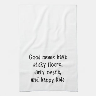 Den bra mammor har den klibbiga golvkökshandduken kökshandduk