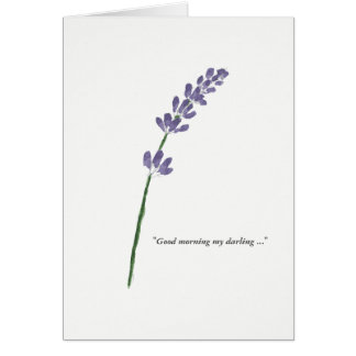 "DEN BRA MORGONEN MITT BEDÅRANDE… ÄLSKAR JAG DIG HÄLSNINGSKORT