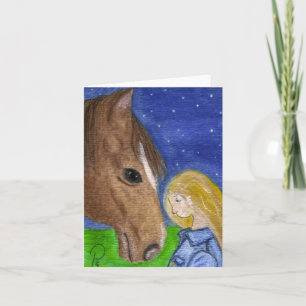 Den bra natten noterar min vänhäst och flicka kort