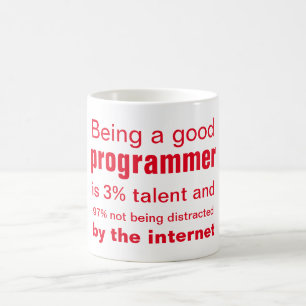 Den bra programmeraren kaffemugg