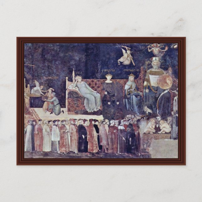 Den Bra regeringens anklagelser Vykort (Framsida)