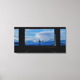 Den Bra shepherd-kyrkan Canvastryck