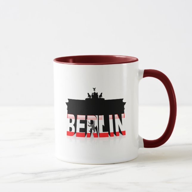 Den Brandenburg grinden i Berlin Mugg (Höger)