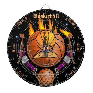 Den brännheta slam dunkdartboarden för basket darttavla