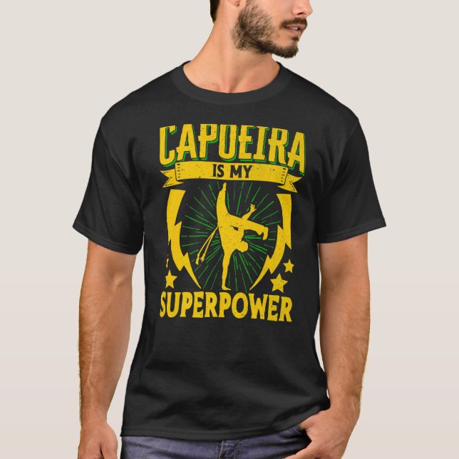 Den brasilianska Capoeira Dance Martial Capoeira ä T Shirt (Framsida)