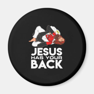 Den brasilianska Jiu Jitsu Christian Jesus har ryg Magnet