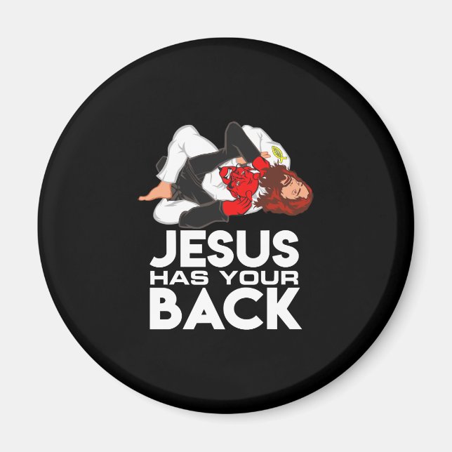 Den brasilianska Jiu Jitsu Christian Jesus har ryg Magnet (Framsidan)