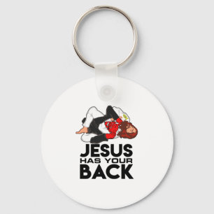 Den brasilianska Jiu Jitsu Christian Jesus har ryg Nyckelring