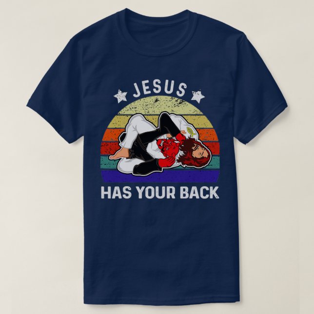 Den brasilianska Jiu Jitsu Jesus har er tillbaka 1 T Shirt (Design framsida)