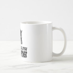 Den brasilianska jiujitsuen är min superpower kaffemugg