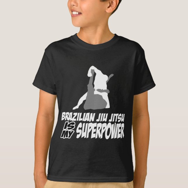 Den brasilianska jiujitsuen är min superpower t-shirt (Framsida)