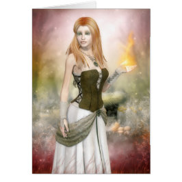 Den Brighid hälsningen/noterar kortet Hälsningskort